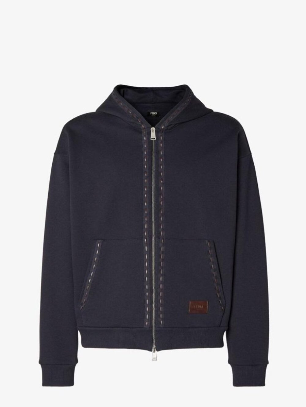 Fendi Zippered Cotton Hoodie Tag Size XL Men